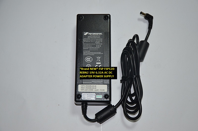 *Brand NEW* 5.5*2.5 FSP 19V 6.32A AC DC ADAPTER FSP120-REBN2 AC100-240V POWER SUPPLY